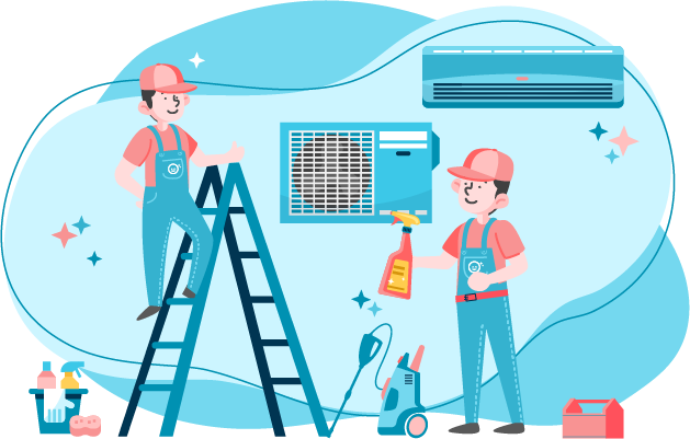Lazy - AC cleaning service advantages